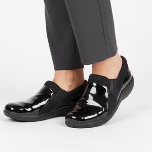 Alegria Black Slip-On Shoes size 37